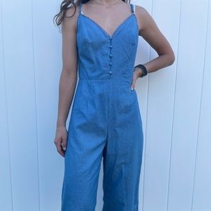 Lulu’s Blue Jean Jumpsuit